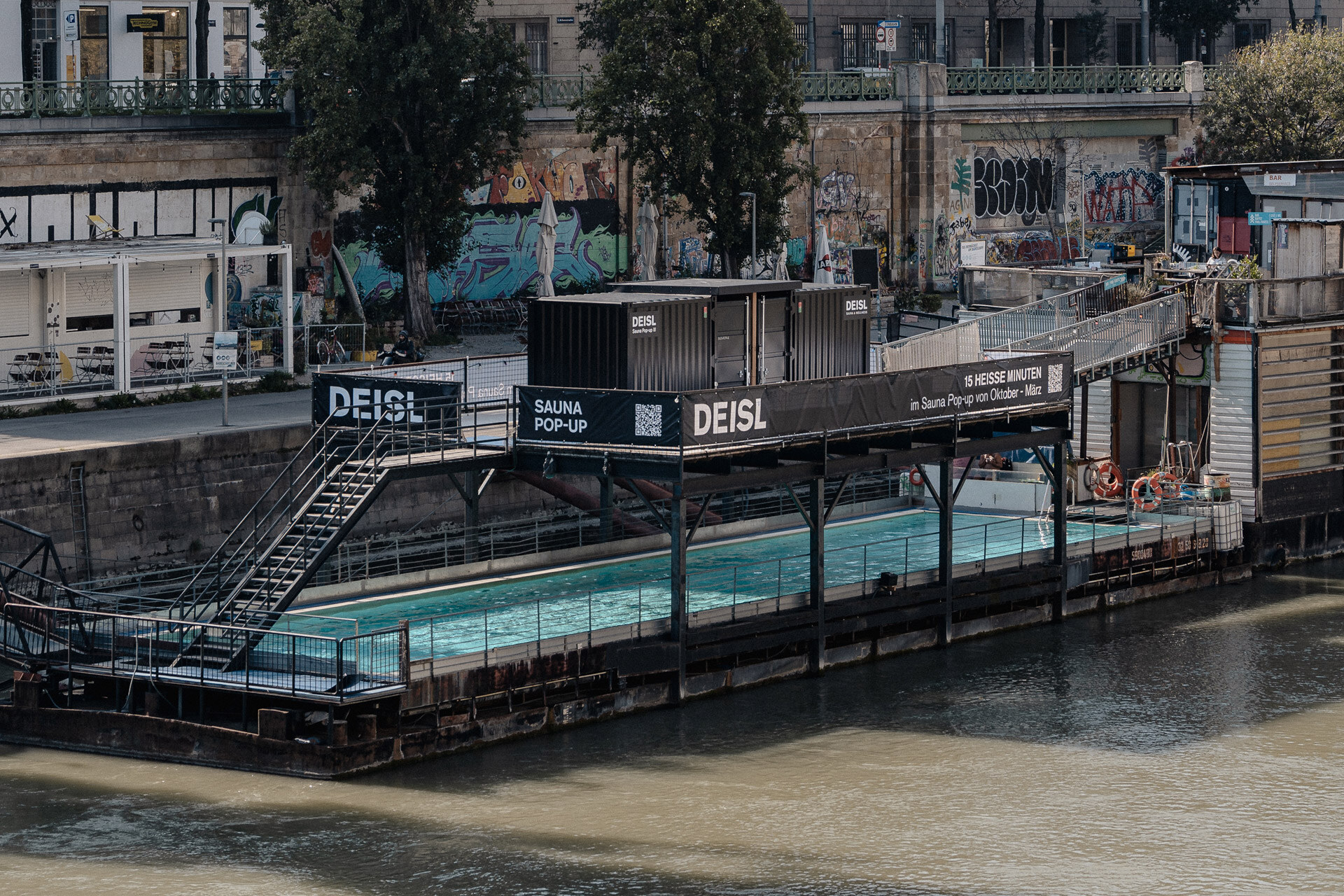 Öffentliche Sauna von Deisl Sauna & Wellness am Badeschiff in Wien